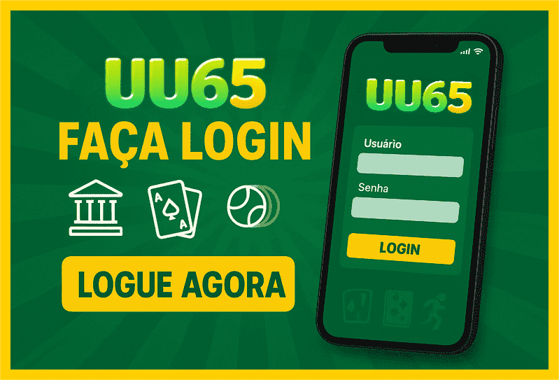 Imagem destacando login seguro na UU65 para novos usuários